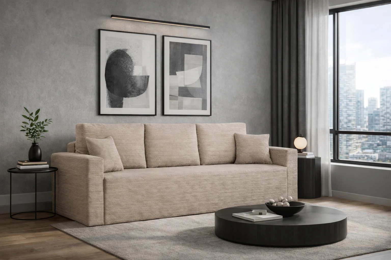 Modernes Sofa ZOOM mit Schlaffunktion