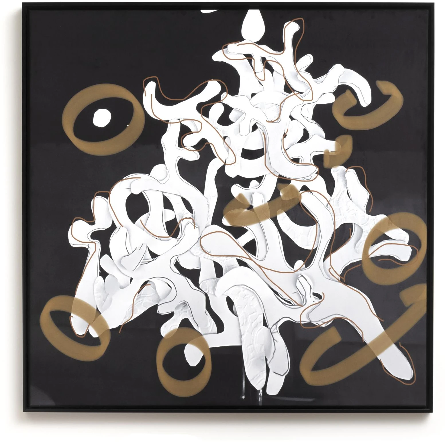 Coco Maison Dancing notes Bild 120x120cm
