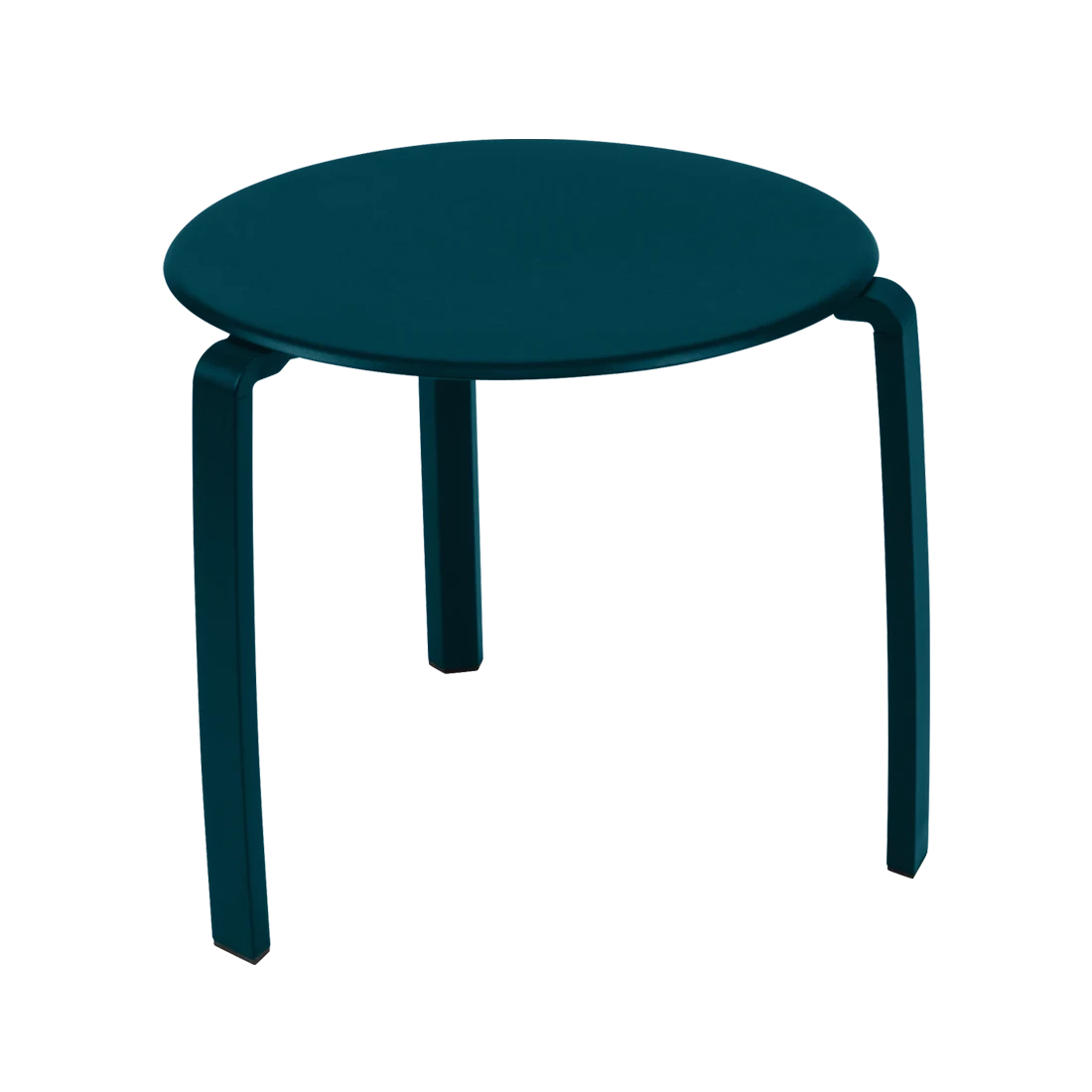 Fermob ALIZE Beistelltisch Aluminium Ø 48 CM - Acapulcoblau
