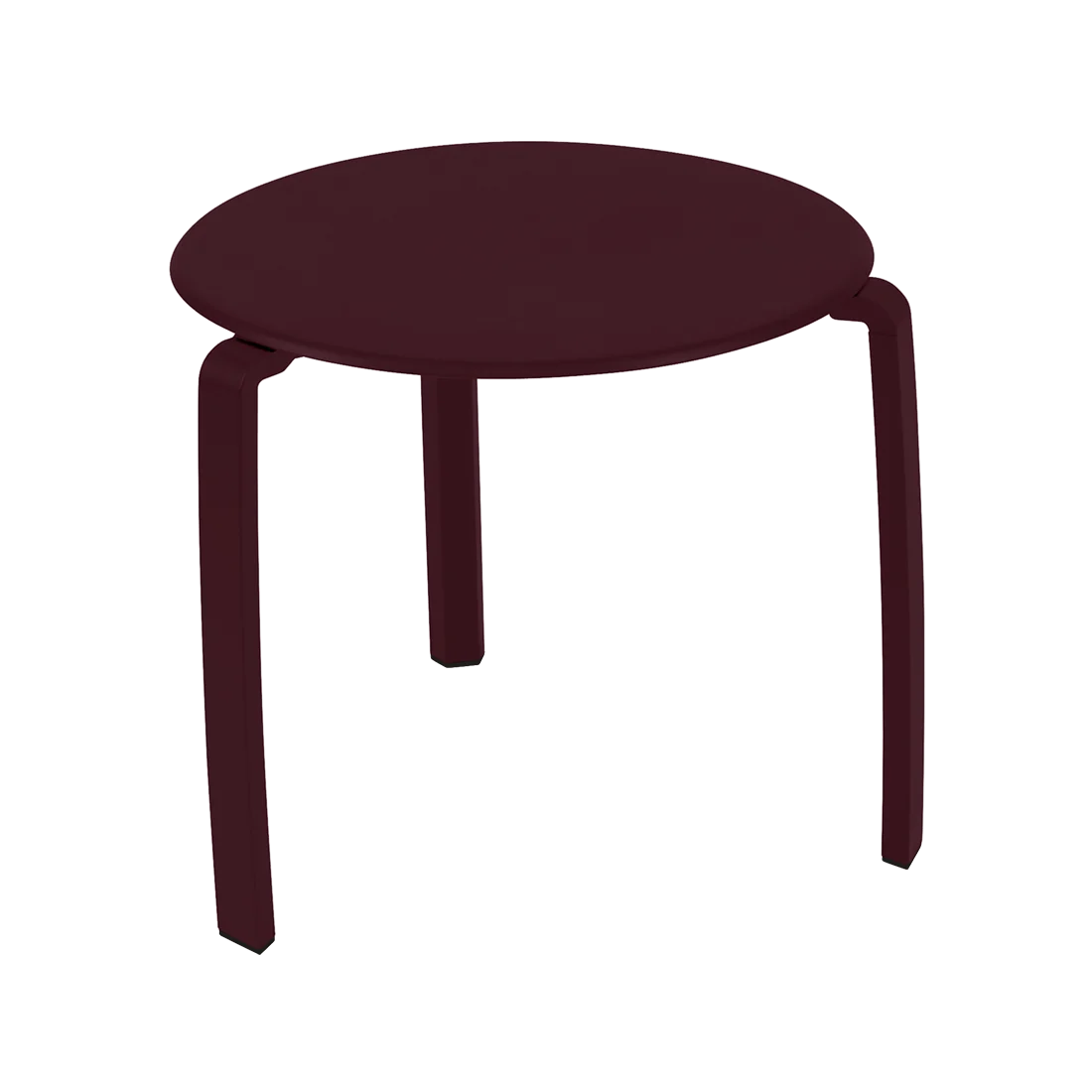 Fermob ALIZE Beistelltisch Aluminium Ø 48 CM - Schwarzkirsche