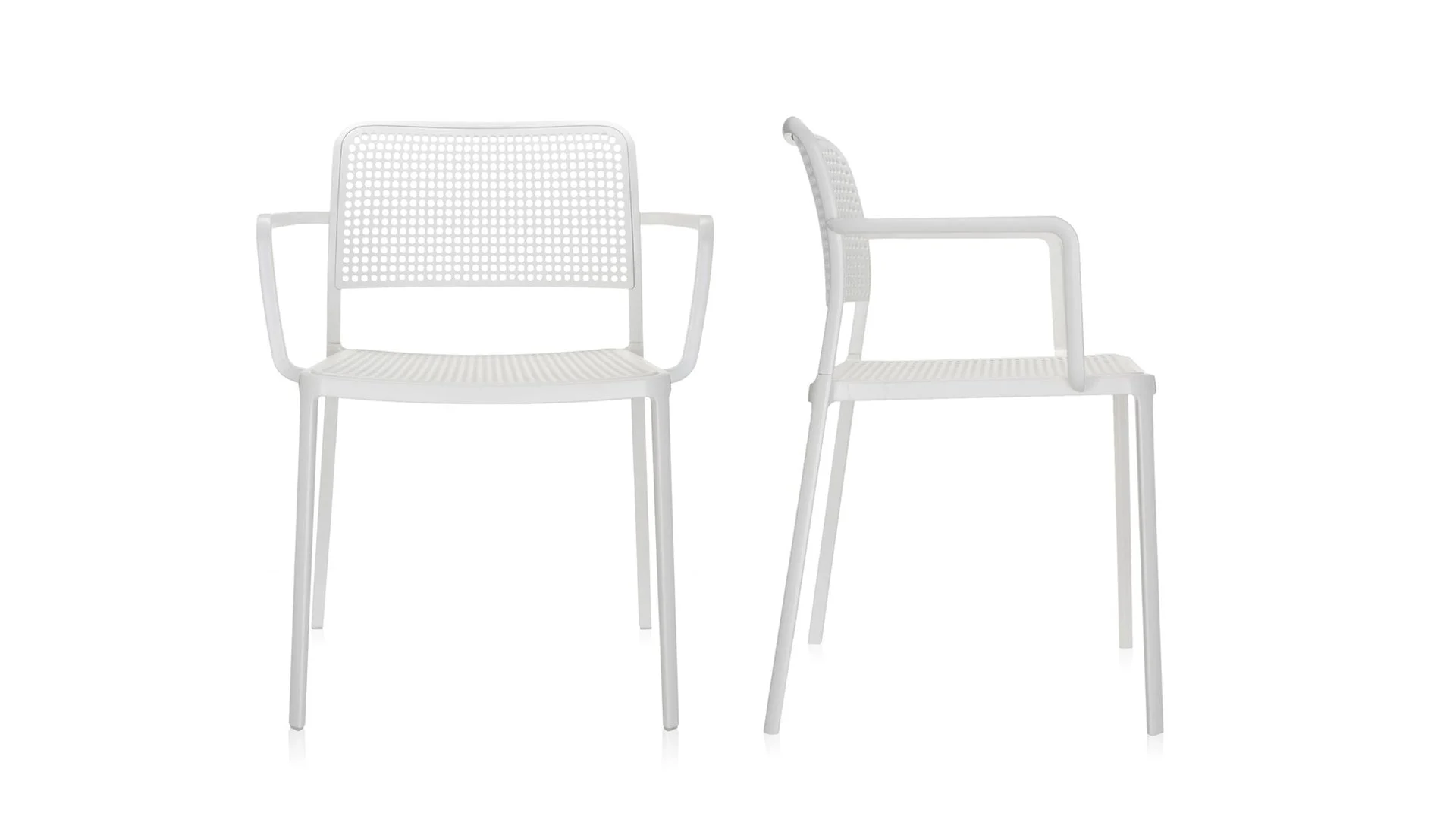 AUDREY 2 Small Armchairs Set By Kartell