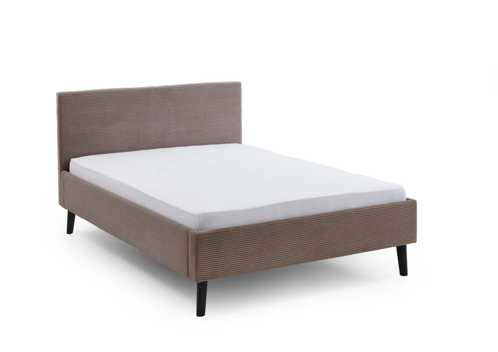 Meise Möbel Avola Polsterbett Kopfteil glatt Taupe