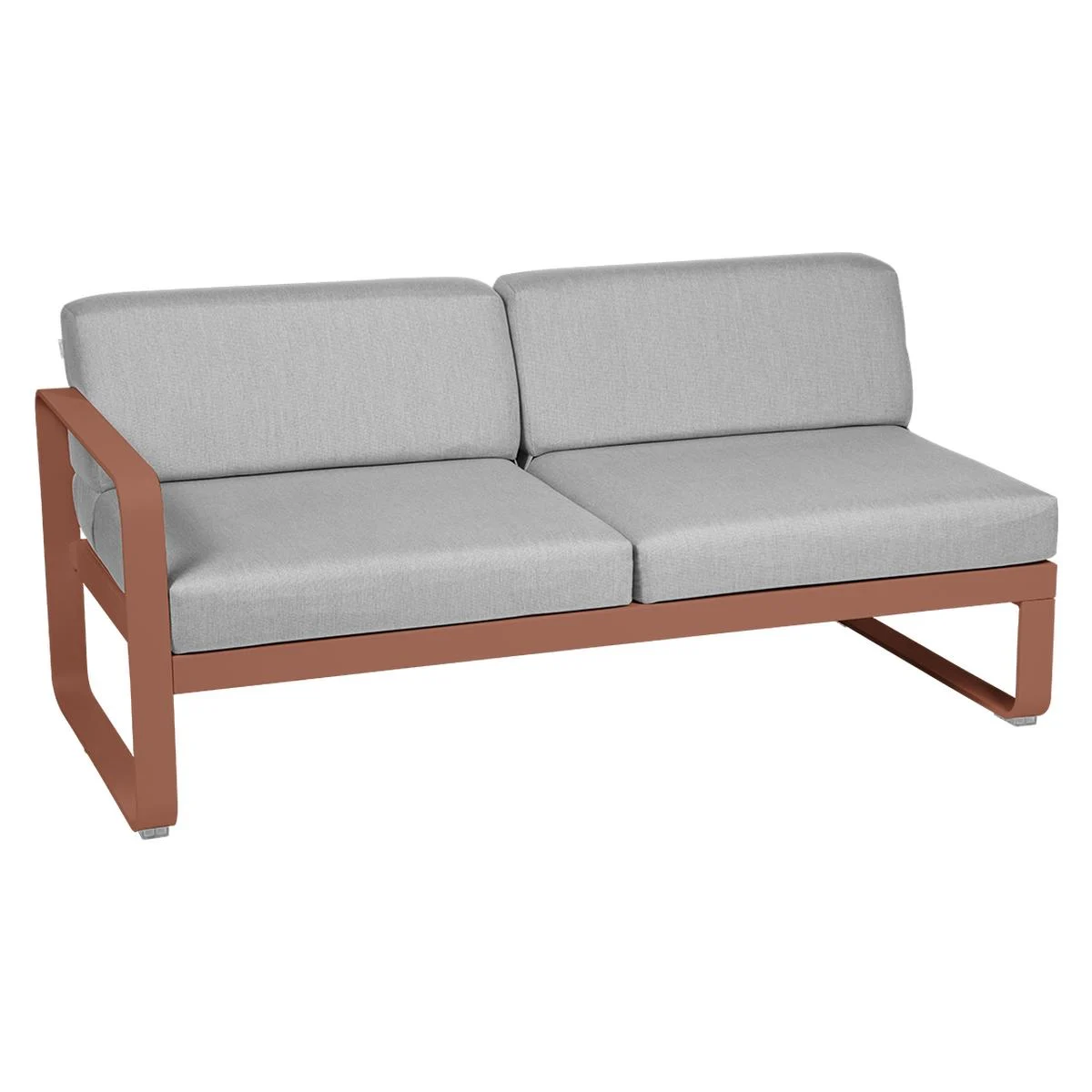 Fermob Bellevie 2-Sitzer Lounge Modul Links Aluminium