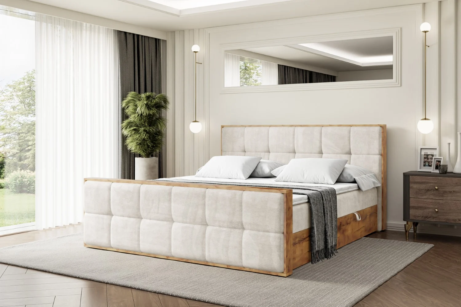 Boxbett LOLLI7-Z Beige - Casablanca 2301 120x200 cm