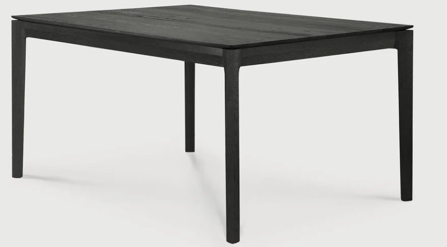 Ethnicraft Bok Indoor Tisch Eichenholz Schwarz