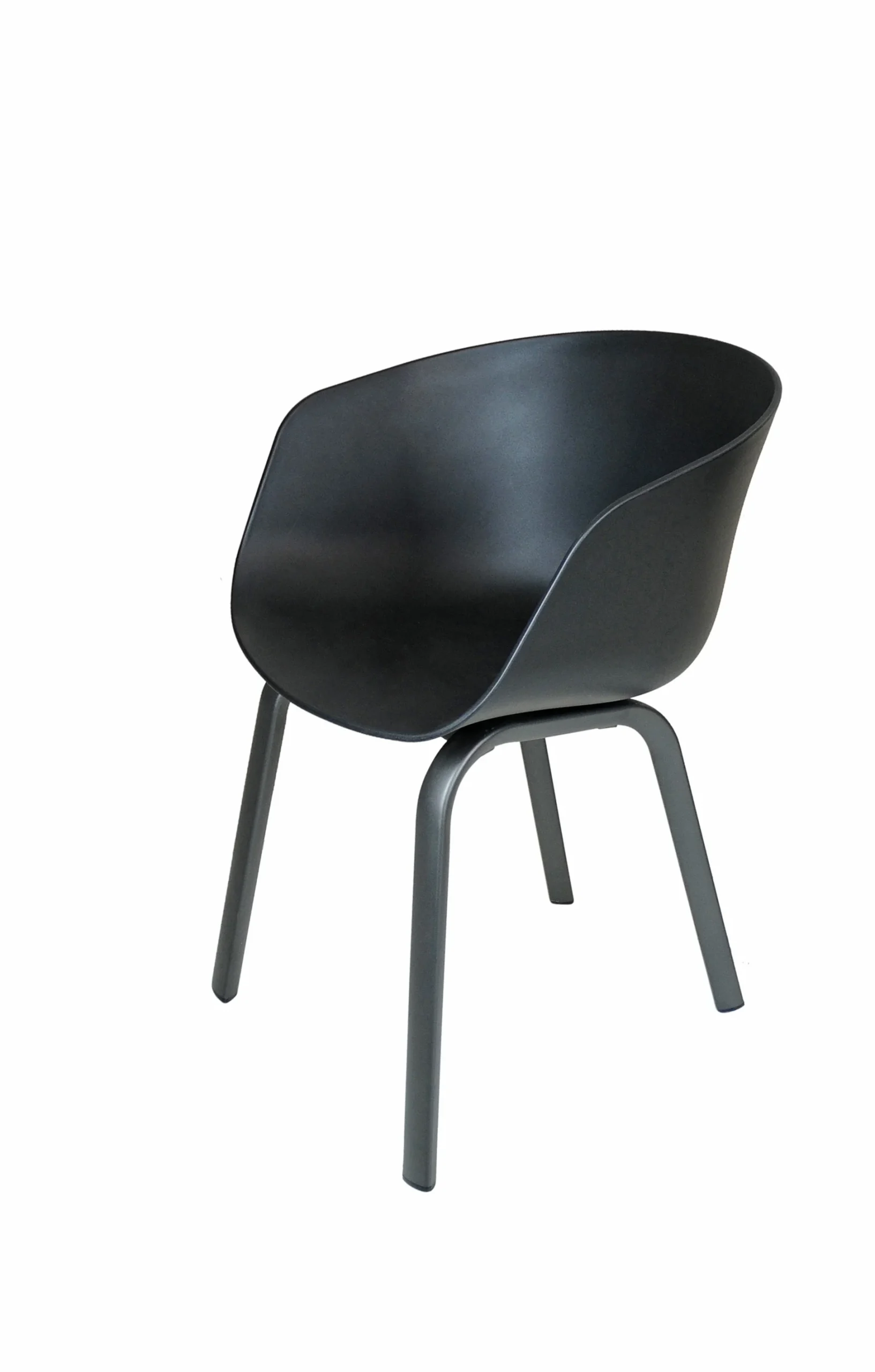 SIT Mobilia BOCA Gartenstuhl Sitzschale Kunststoff Aluminiumgestell Anthrazit