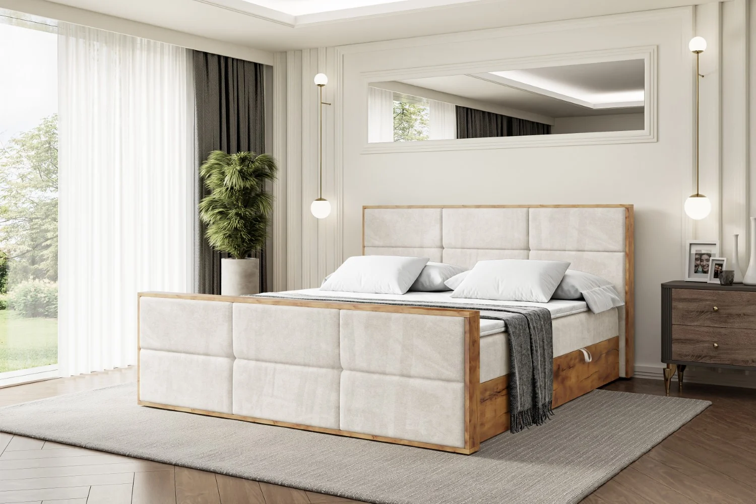 Boxbett LOLLI1-Z Beige - Casablanca 2301 120x200 cm