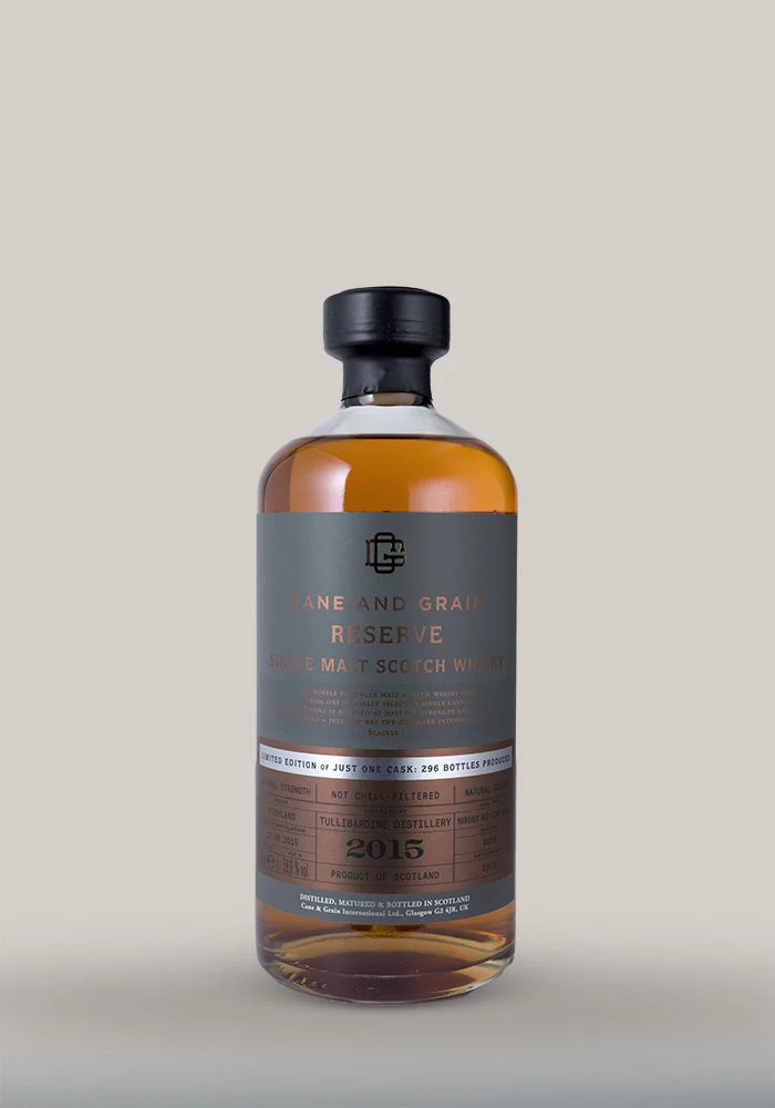Tullibardine Single Cask 8y Wine Cask finish -Cane and Grain