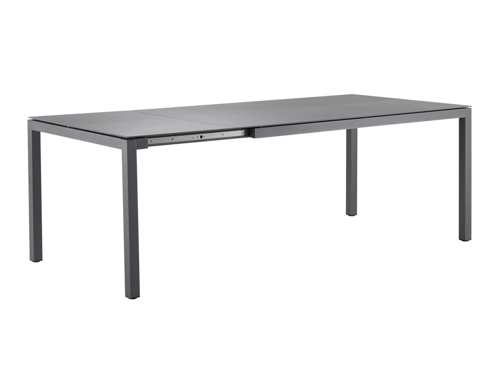 Solpuri Classic Alu Ausziehtisch 140x80 - 300x100 cm
