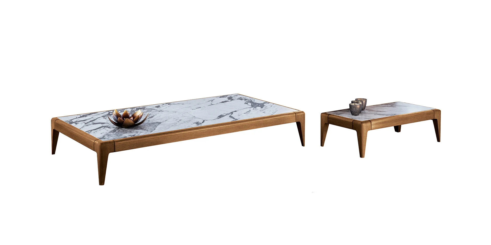Cruise Teak outdoor coffee tables - Talenti