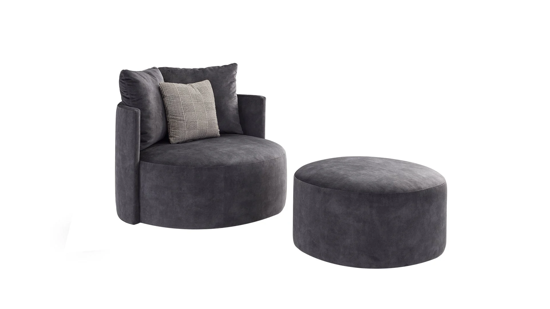 Dada Set Sessel mit Puff - Musa Home Design
