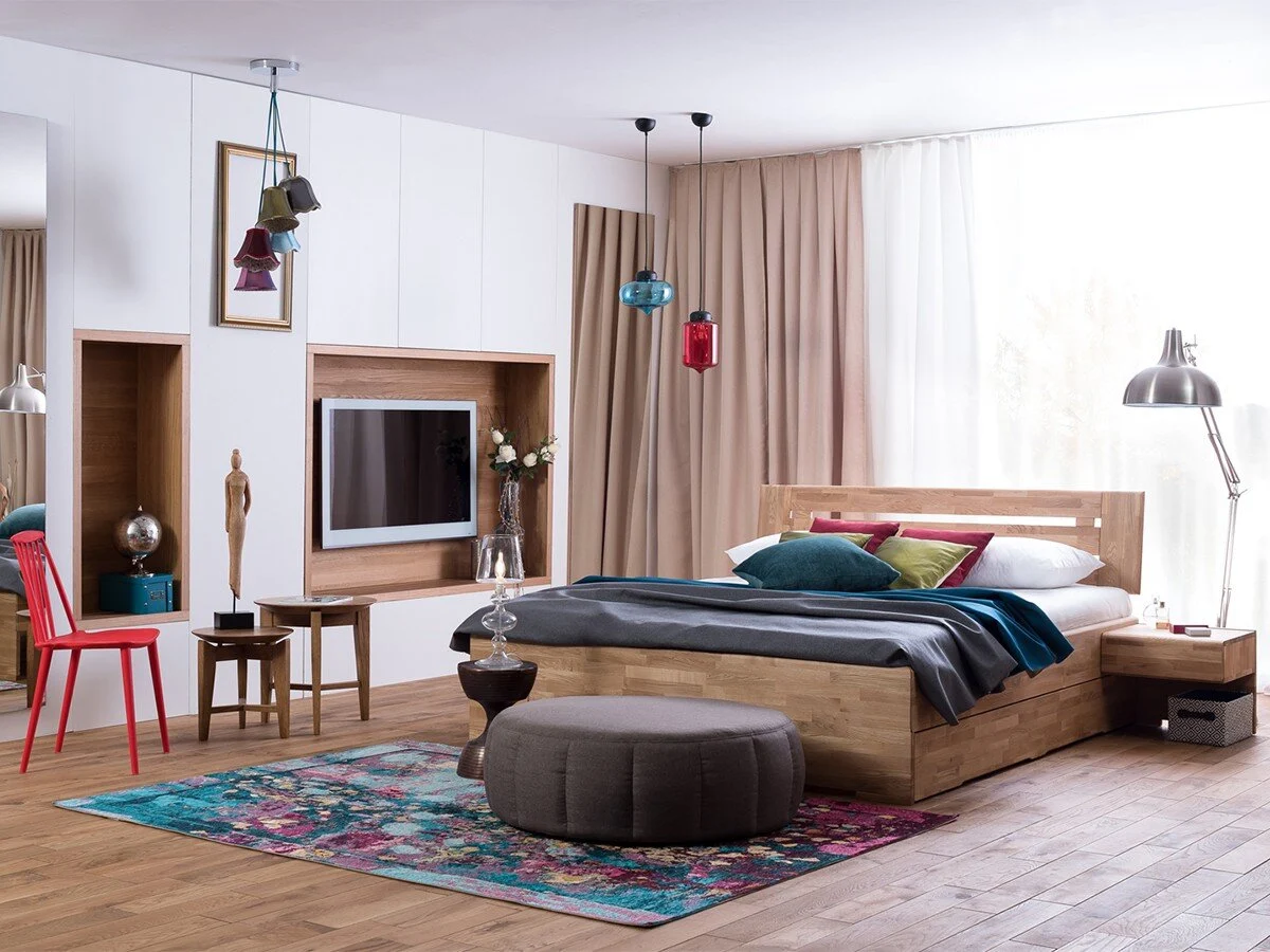 Dico Massivholzbett Expanse Schubkastenbett