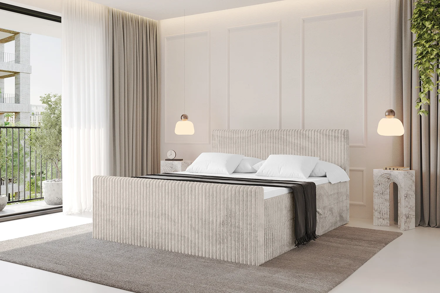 Boxbett TOLO-Z Creme - Tilia 01 120x200 cm