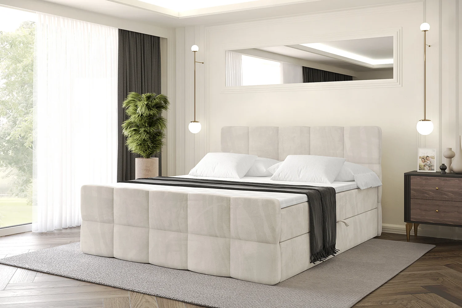 Boxbett LIRO-Z Beige - Casablanca 2301 120x200 cm