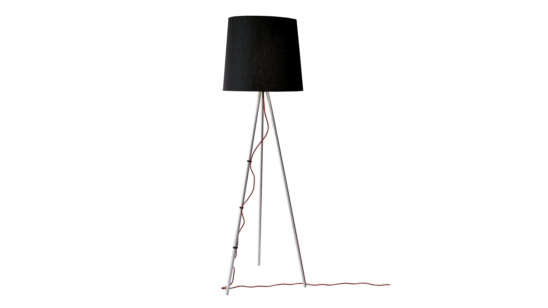 EVA SCHWARZE STEHLAMPE - Martinelli Luce