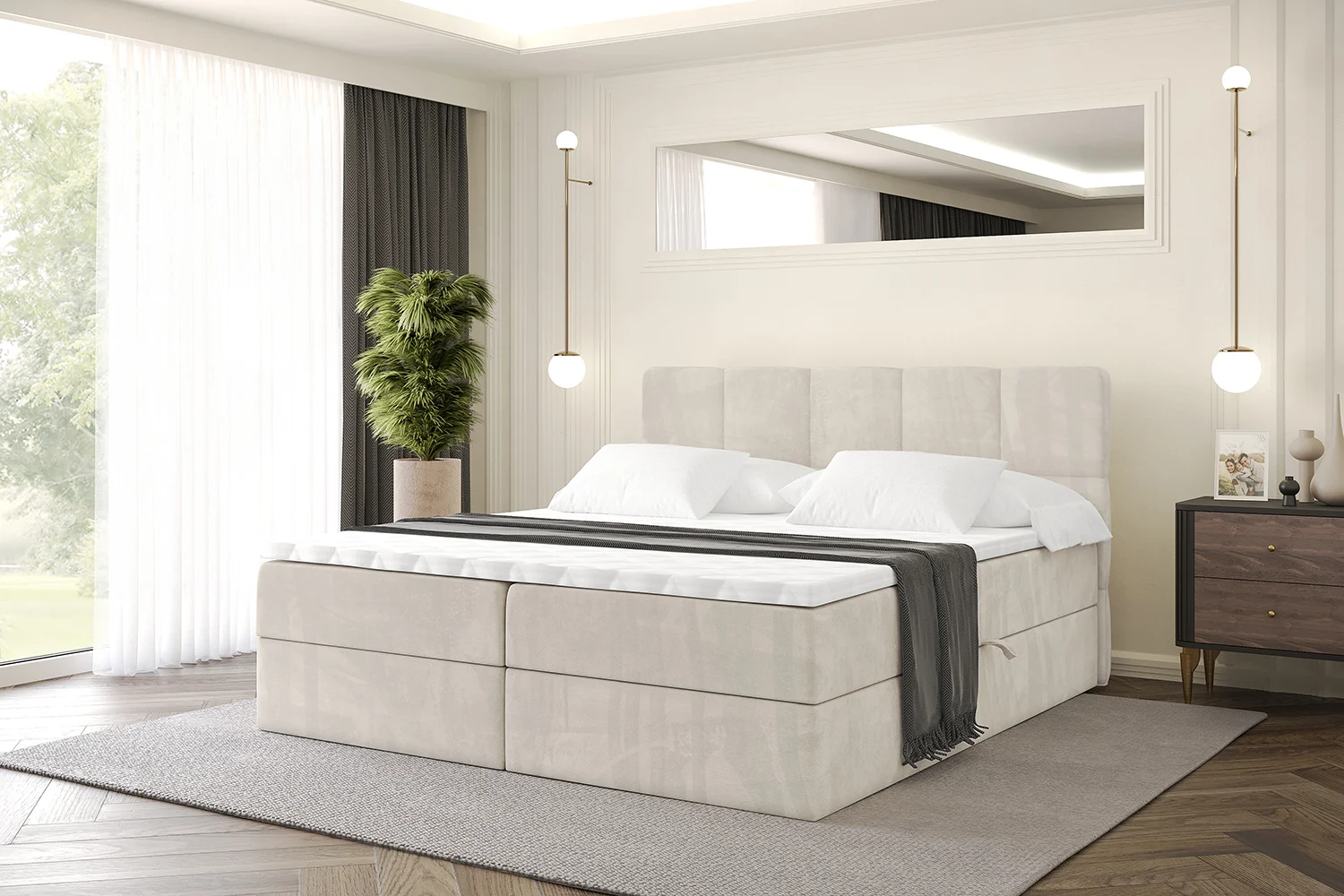 Boxbett LIRO Beige - Casablanca 2301 120x200 cm