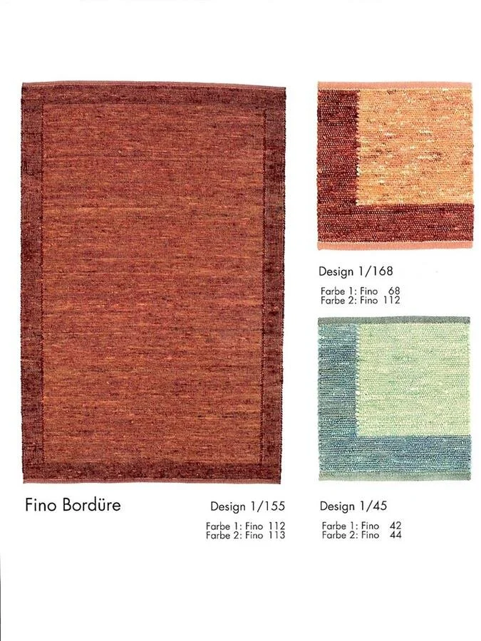 Paulig Fino Bordüre Design 1 Handwebteppich