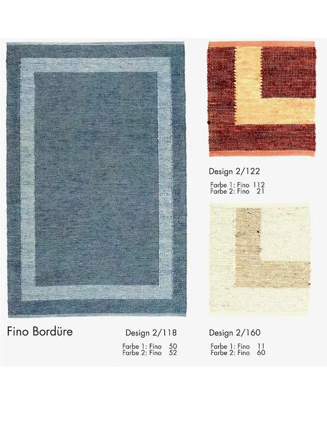 Paulig Fino Bordüre Design 2 Handwebteppich