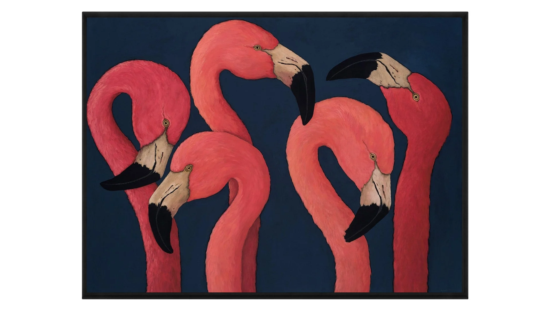 FIVE FLAMINGOS - Jacqui Ashworth