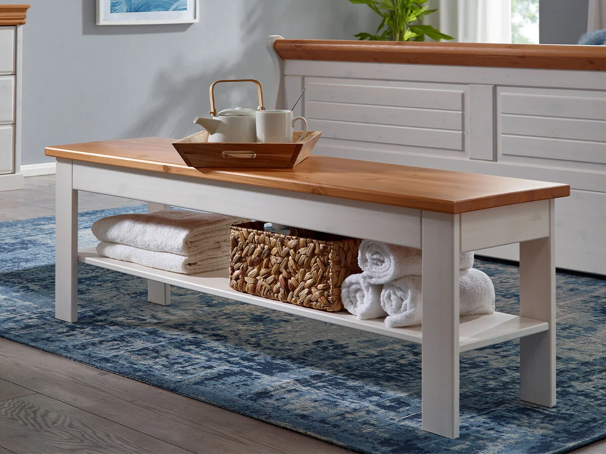 G+K Bettbank II Landhausstil - G+K Möbel