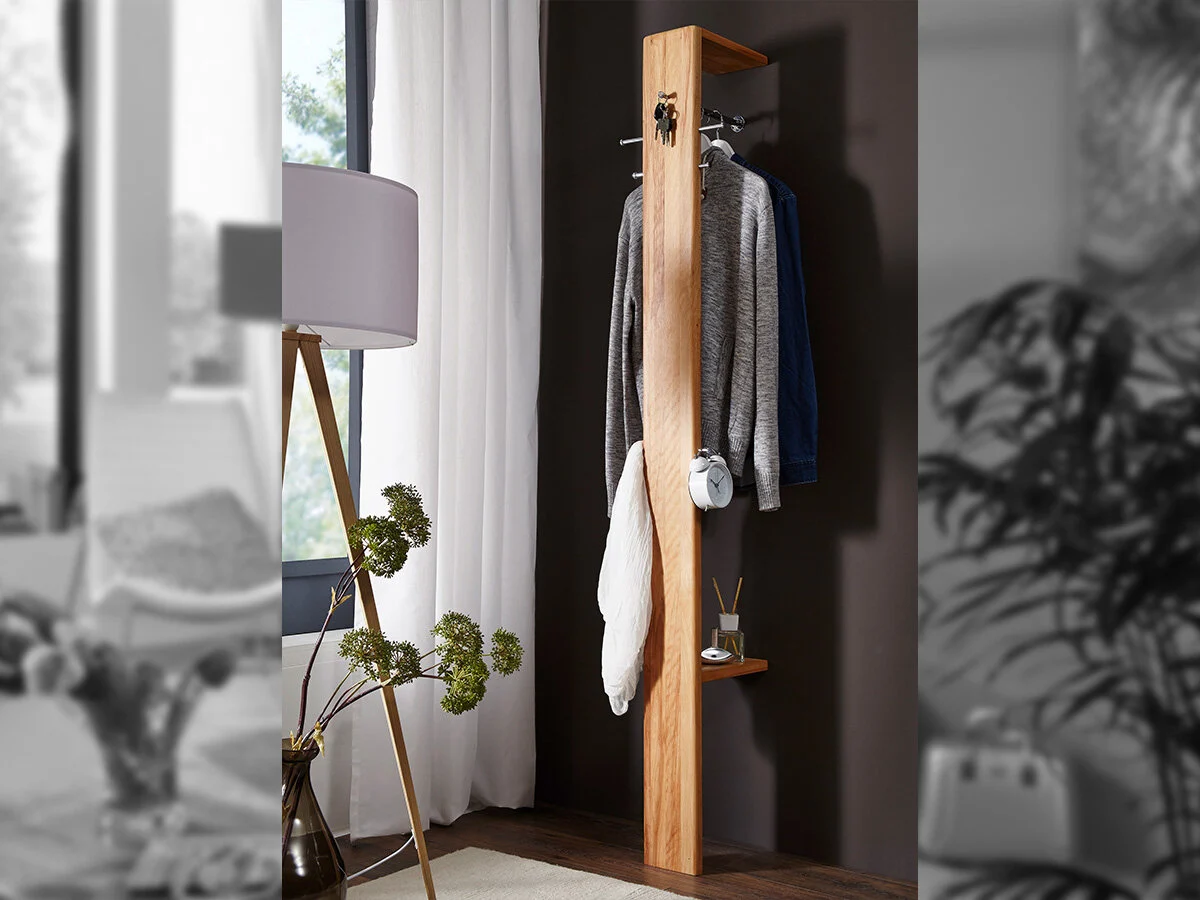 G+K Garderobe, Wildeiche massiv geölt - G+K Möbel