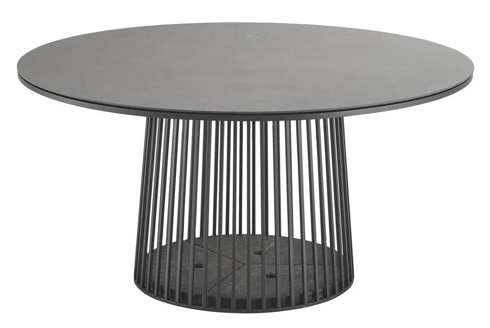 Solpuri Grid Gartentisch Aluminium Ø150 cm