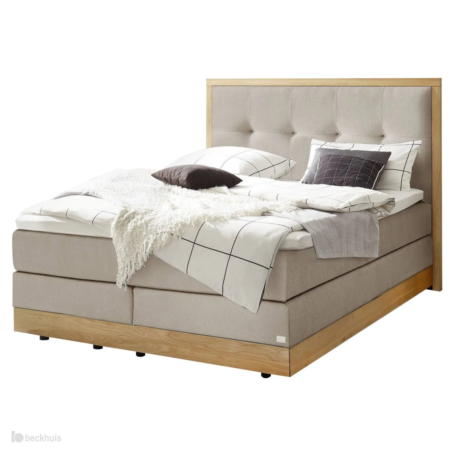 Hasena Pronto Alba Boxspringbett Eiche bright