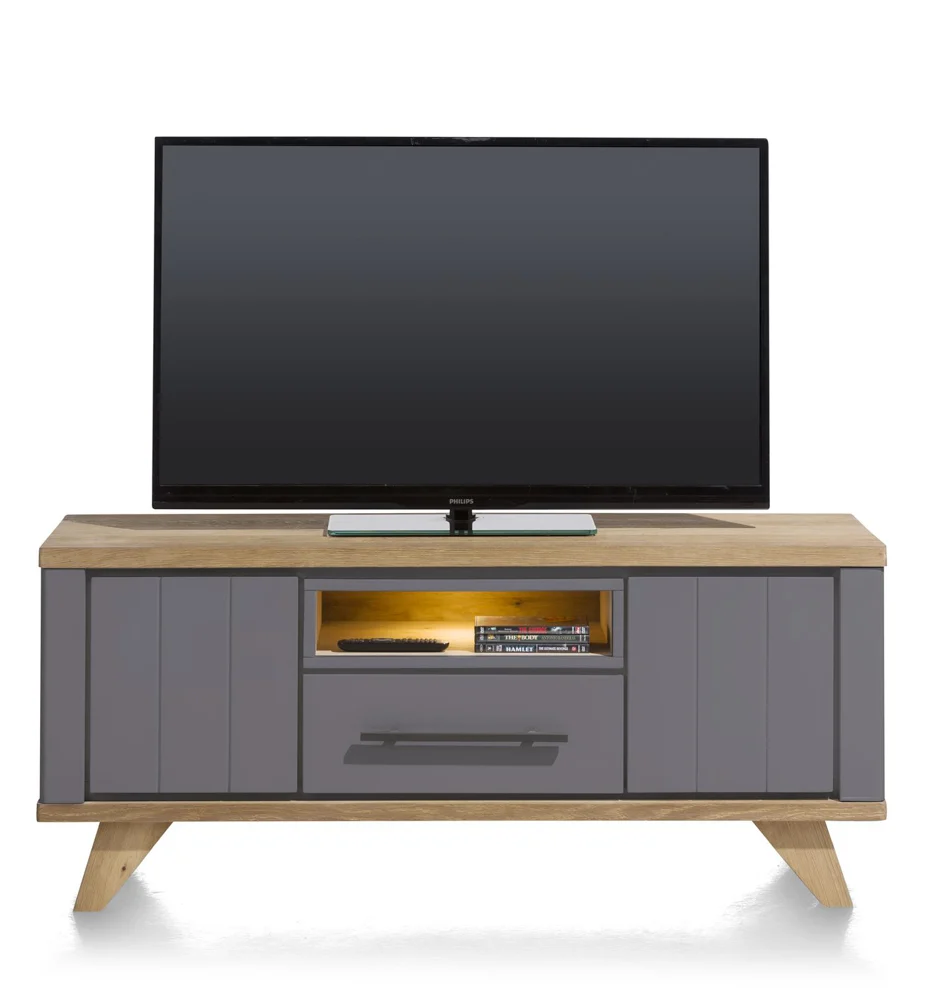 Henders & Hazel Jardin Lowboard mit LED MDF/Eiche Furnier
