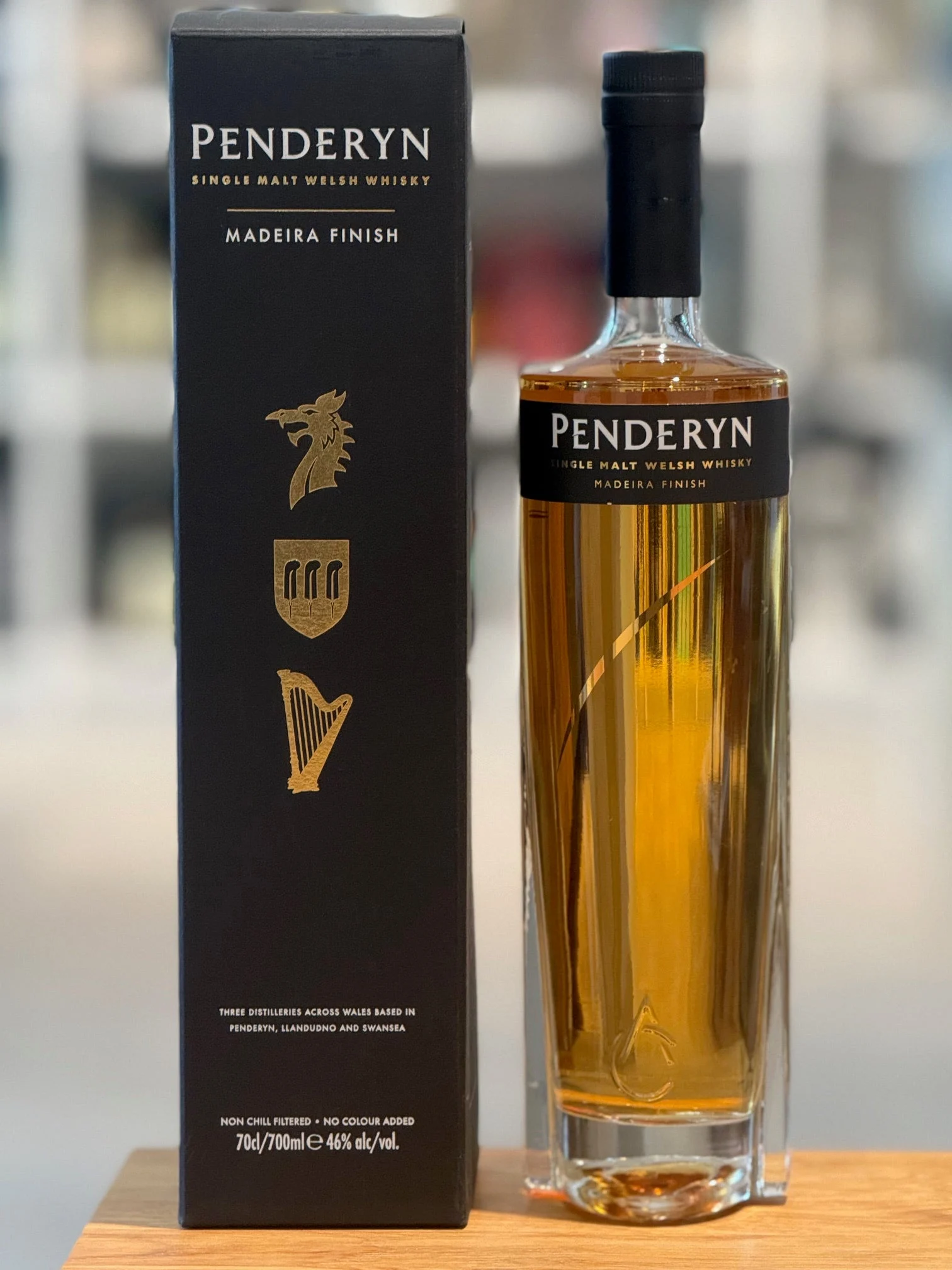 PENDERYN Single Malt Welsh Whisky MADEIRA FINISH 46% - FASMAS