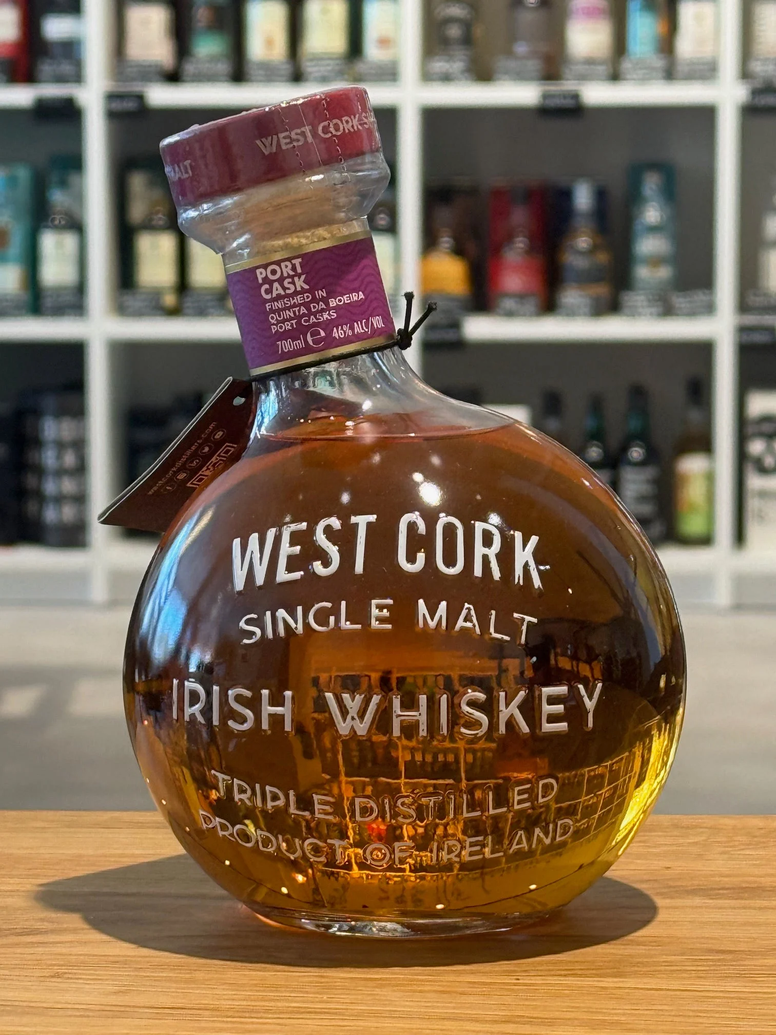 West Cork Irish Whiskey – Port Cask Finish 46% Vol. - FASMAS