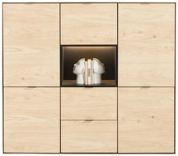 Xooon Elements Highboard 150 cm 5-Türen/LED
