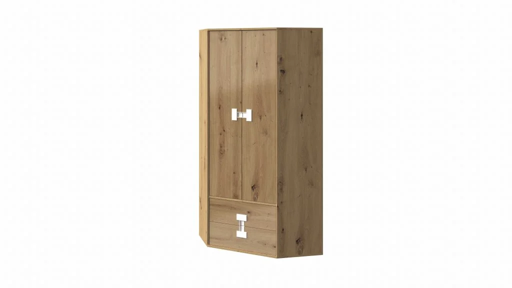 Eckgarderobe Kinderschränke Jugendzimmer Kinderzimmer 191/88/88 cm INDEX