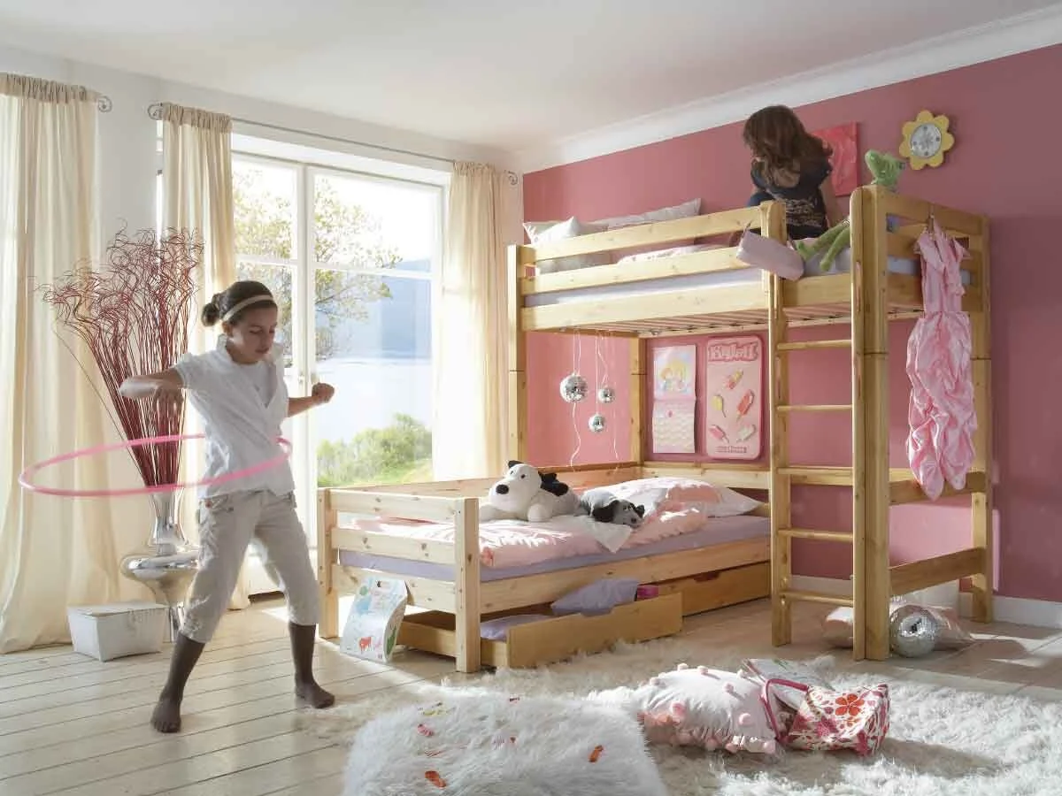 Infanskids Einzelbett Hochbett II