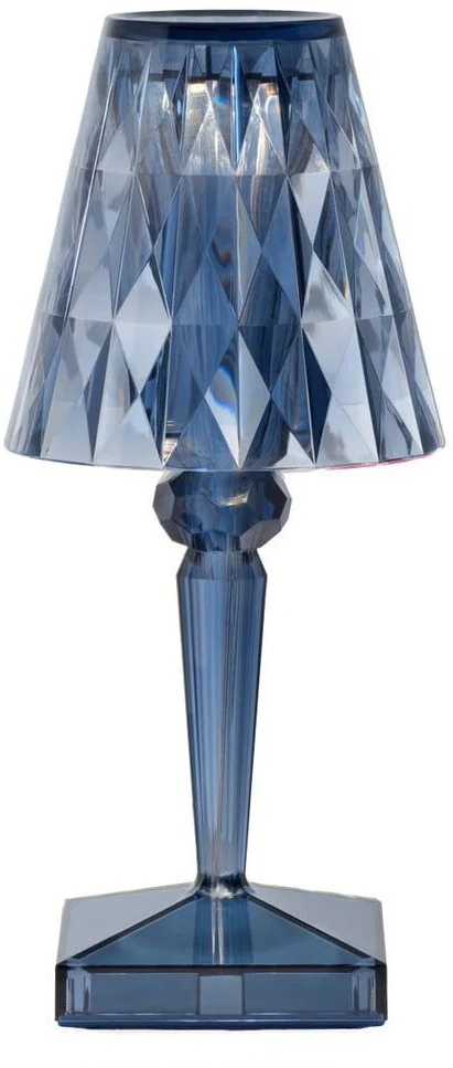 Kartell Battery Tischlampe LED batteriebetrieben Ø12x26 cm