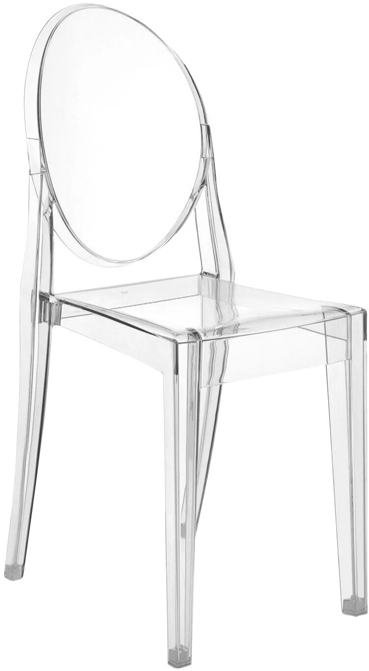 Kartell Victoria Ghost Stapelstuhl transparent