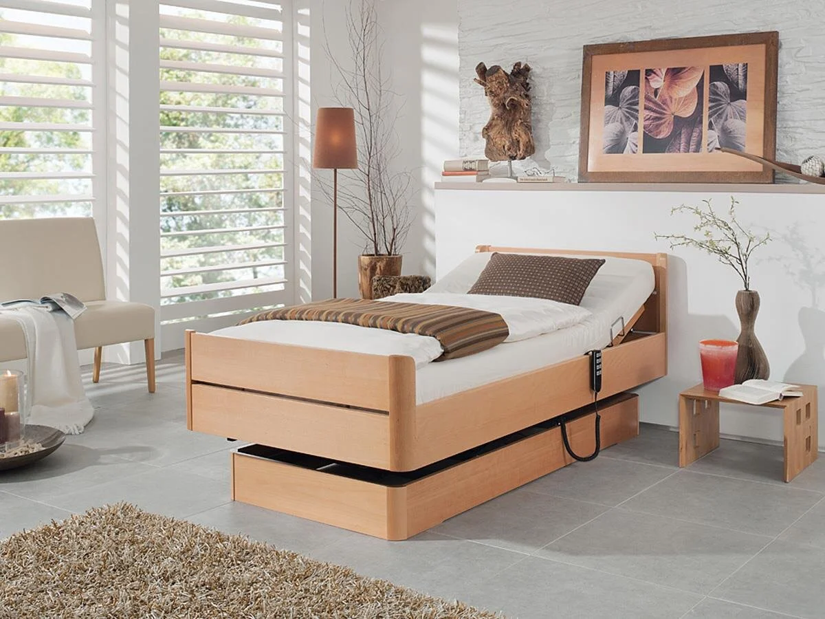 Kirchner Pflegebett Bern Classic mit Liftsystem - Kirchner Pflegebetten
