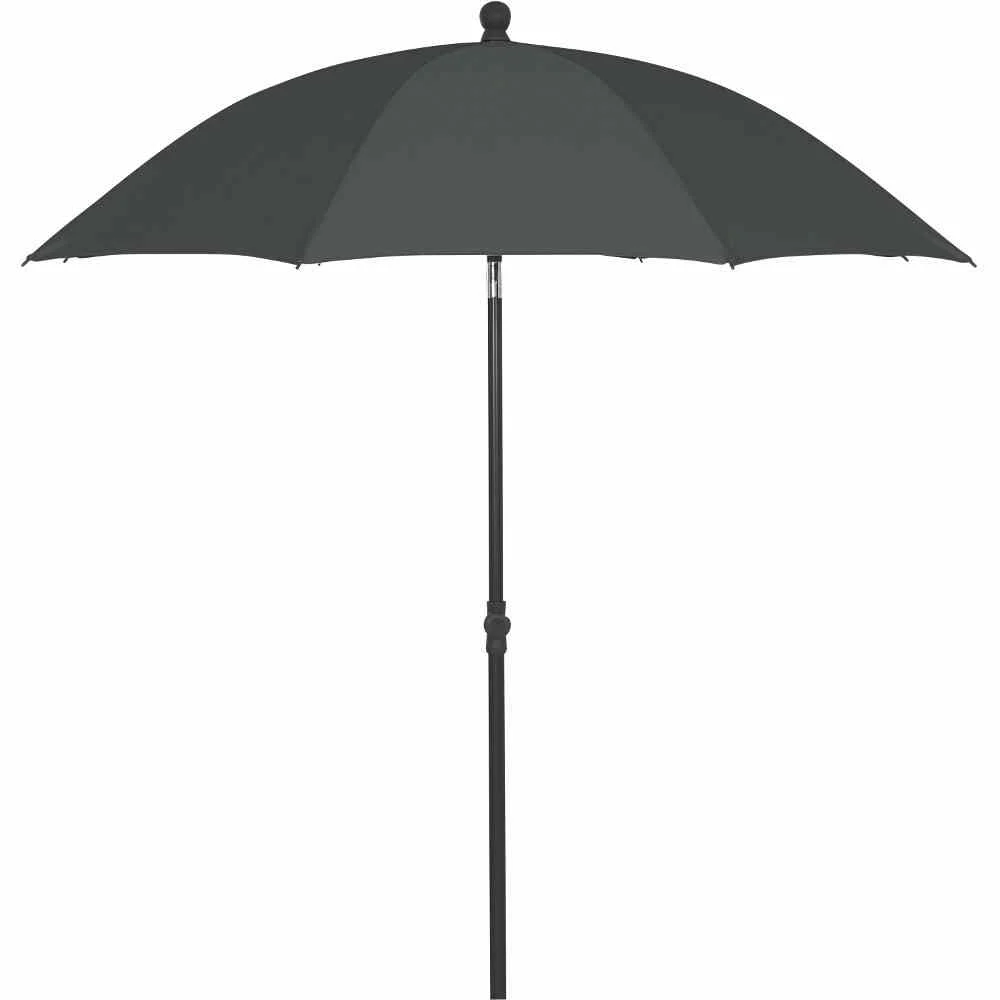 Siena Garden City Mittelstockschirm Ø180 cm Stahl/Anthrazit