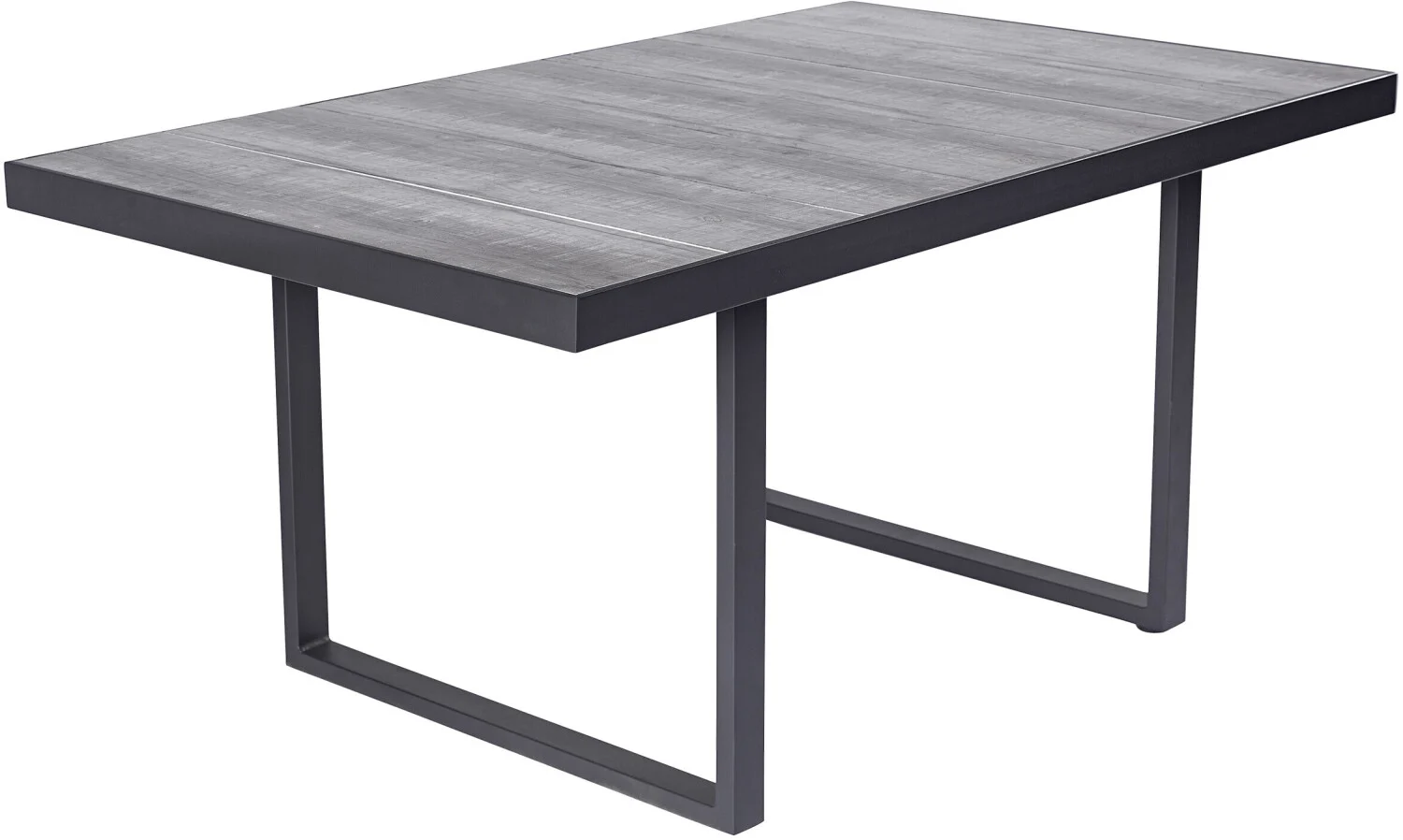 LC Garden Keramo Couchtisch Anthrazit / Aluminium