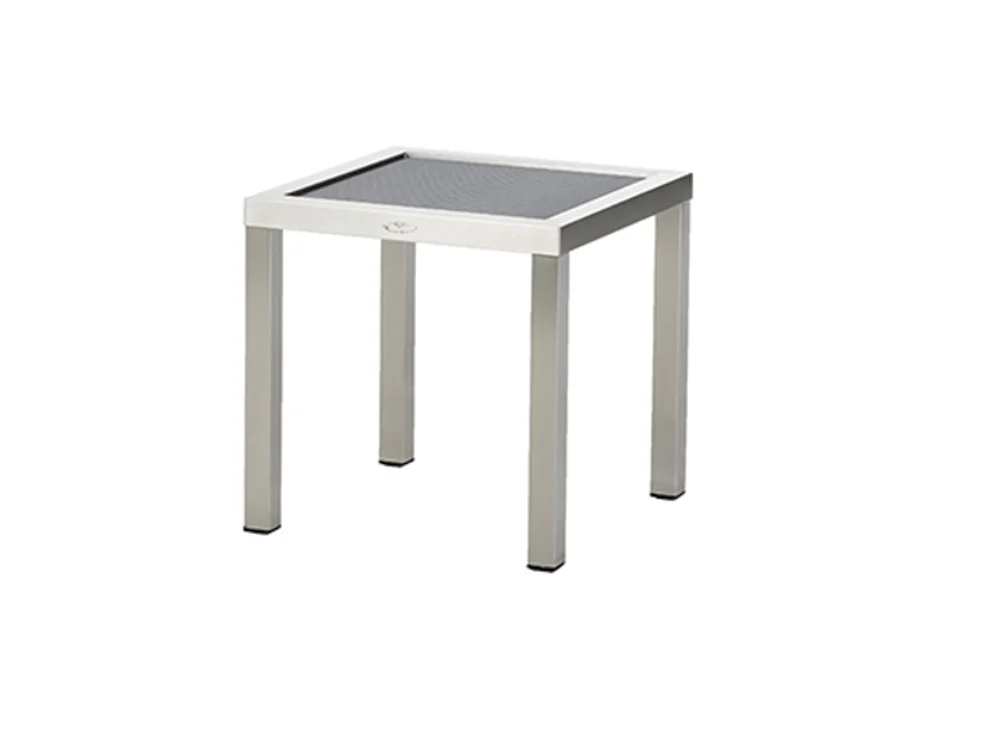 Diamond Garden Madeira Beistelltisch Edelstahl/Textilene 45x45 cm