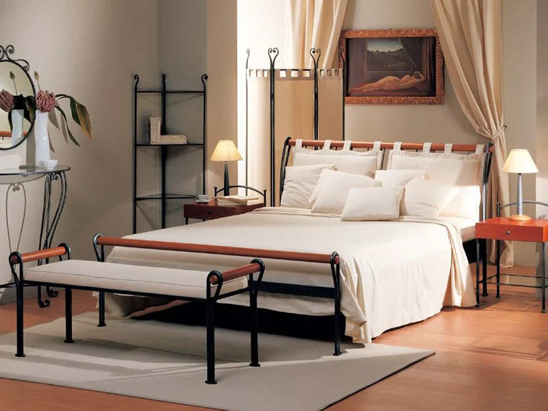 Maggioni Metallbett Caruso Holz