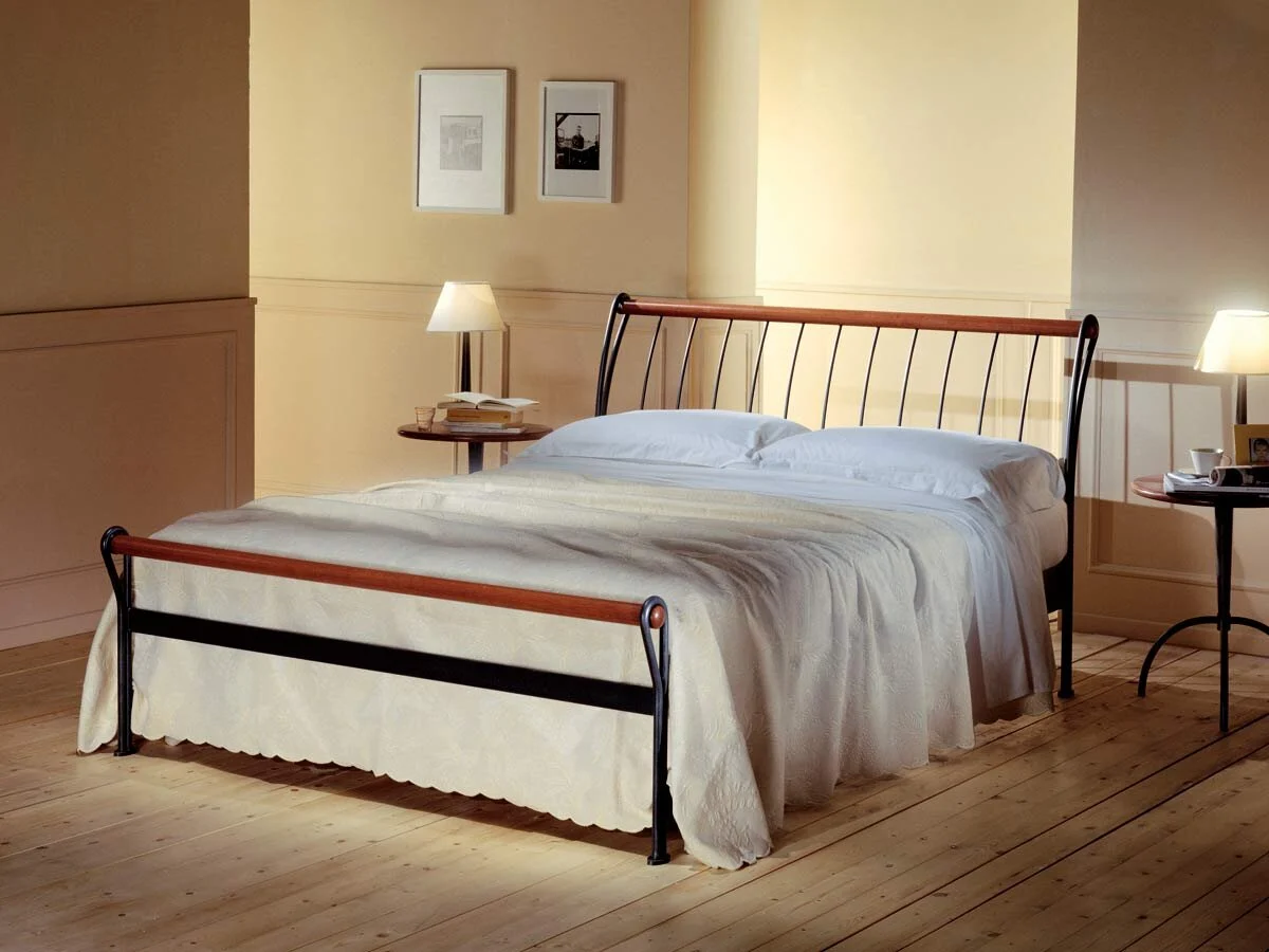 Maggioni Metallbett Palazzo Holz