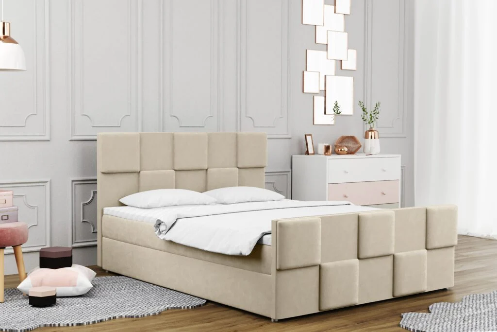 Boxspringbett mit Bettkasten matratze topper Zephyr viele Farben