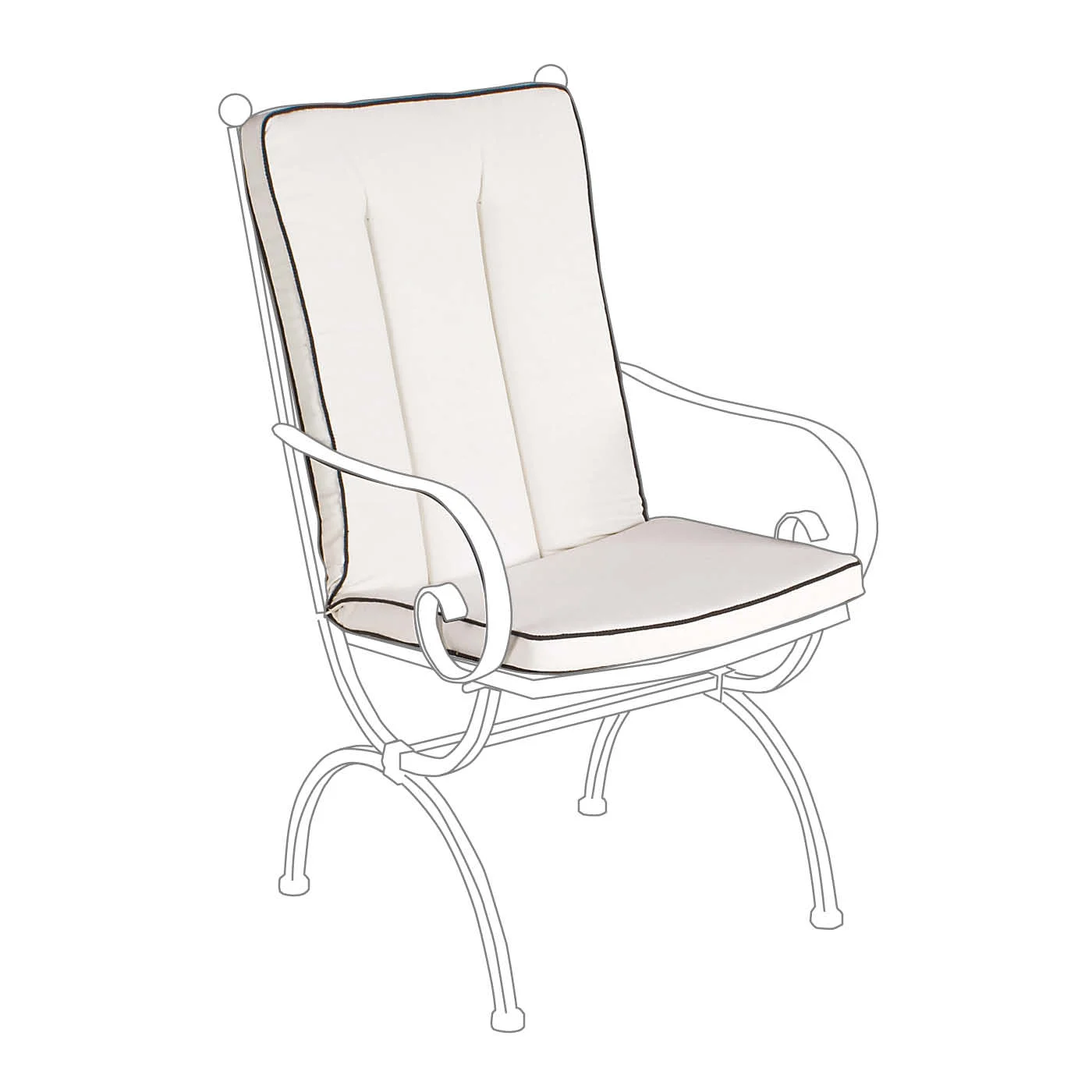 MBM Romeo Sitz-/Rückenkissen Elegance