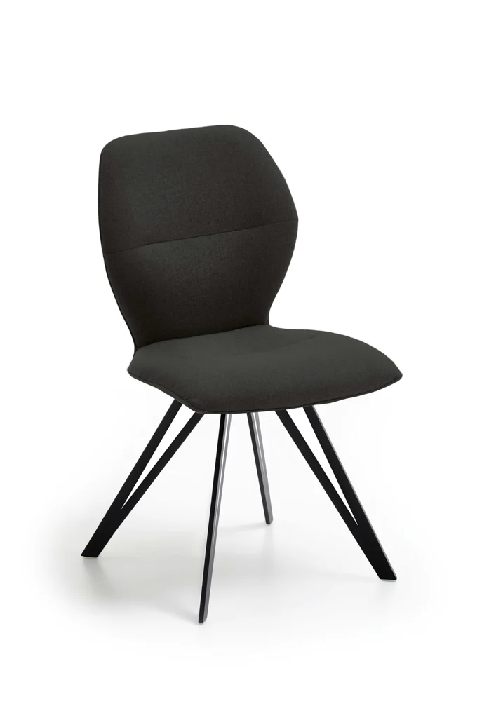 Niehoff Sitzmöbel Merlot Design-Stuhl Flachmetall-Stativgestell Eisen/Stoff Venice
