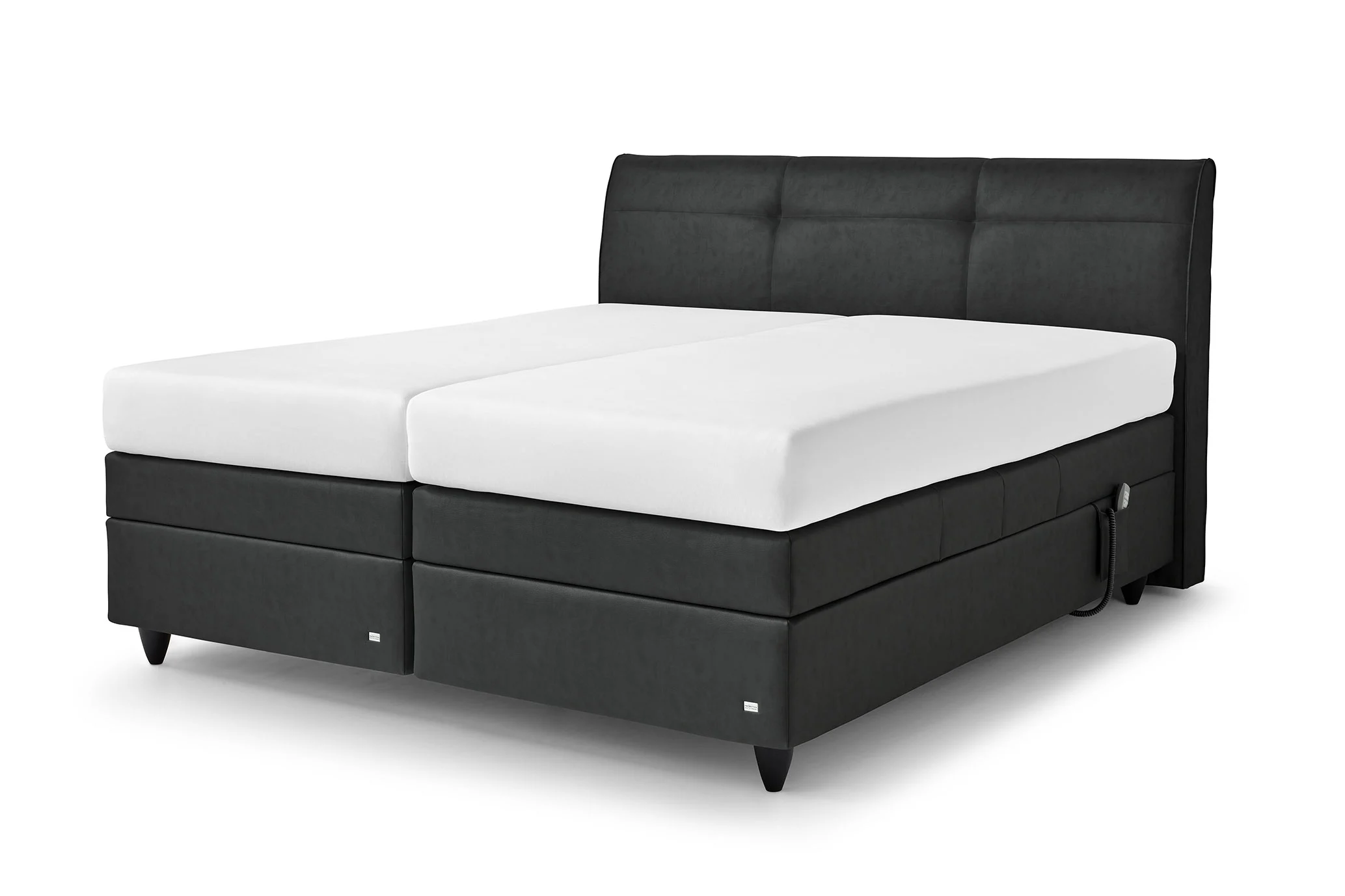 RUF Betten Minerva Motor Boxspringbett mit TTFK-Matratze und belüfteter Dämpfungszone