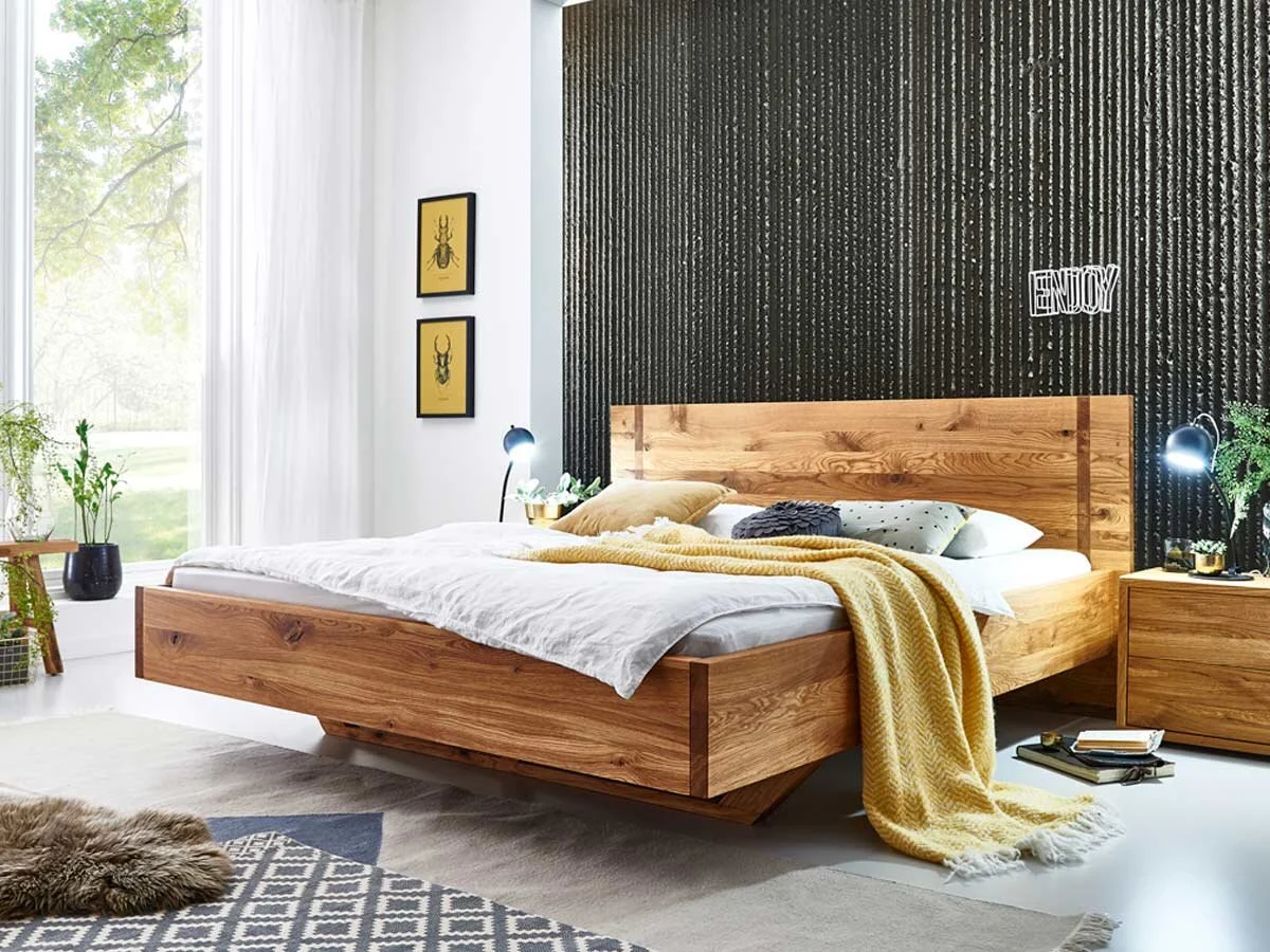 MM Collection Massivholzbett Bett Drevo - MM Schlafraum Collection