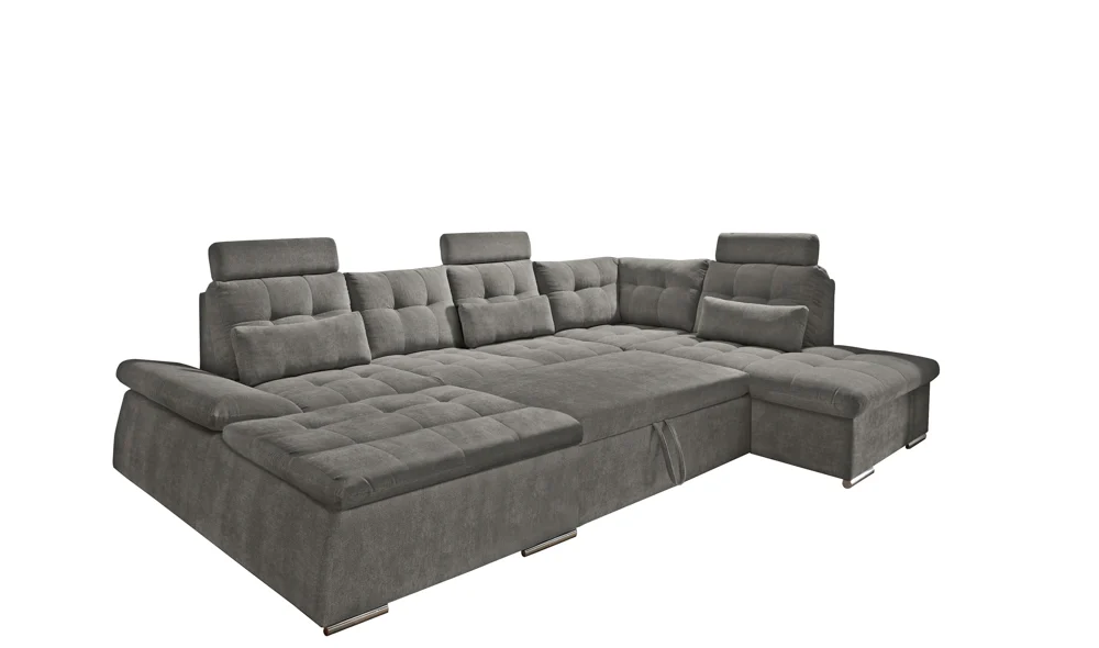 ED Lifestyle Nalo U Sofa 3-teilig Holzwerkstoff/Nosag