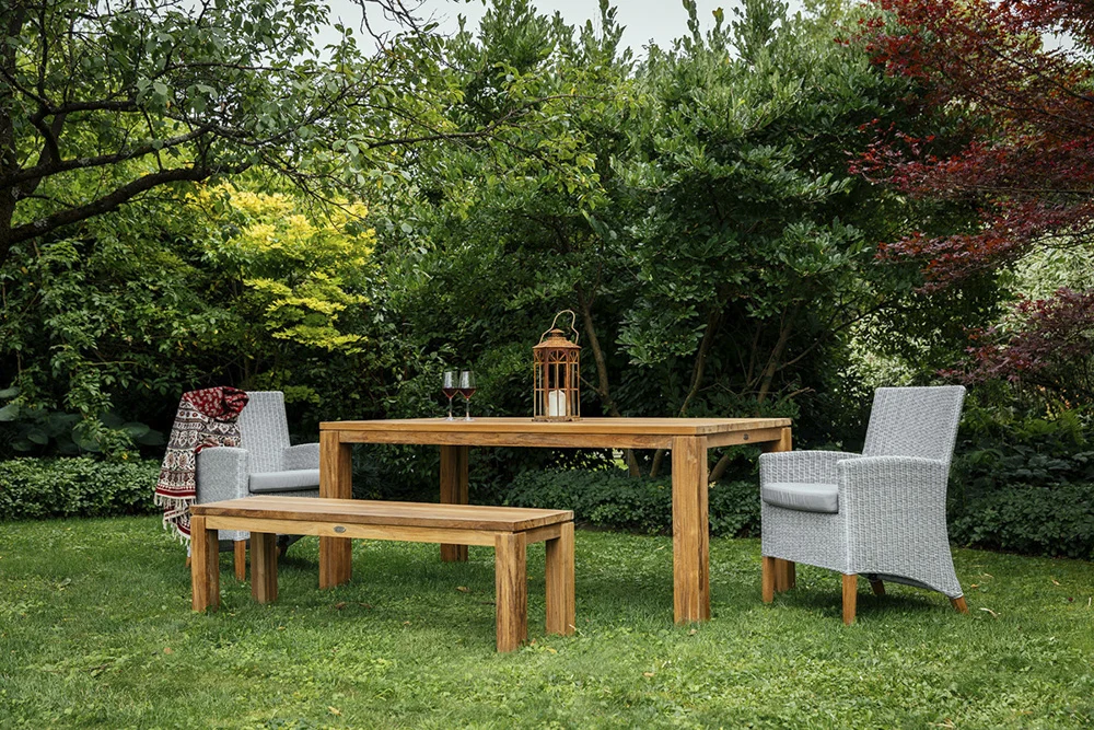 Diamond Garden Nizza Bank Recycled Teak