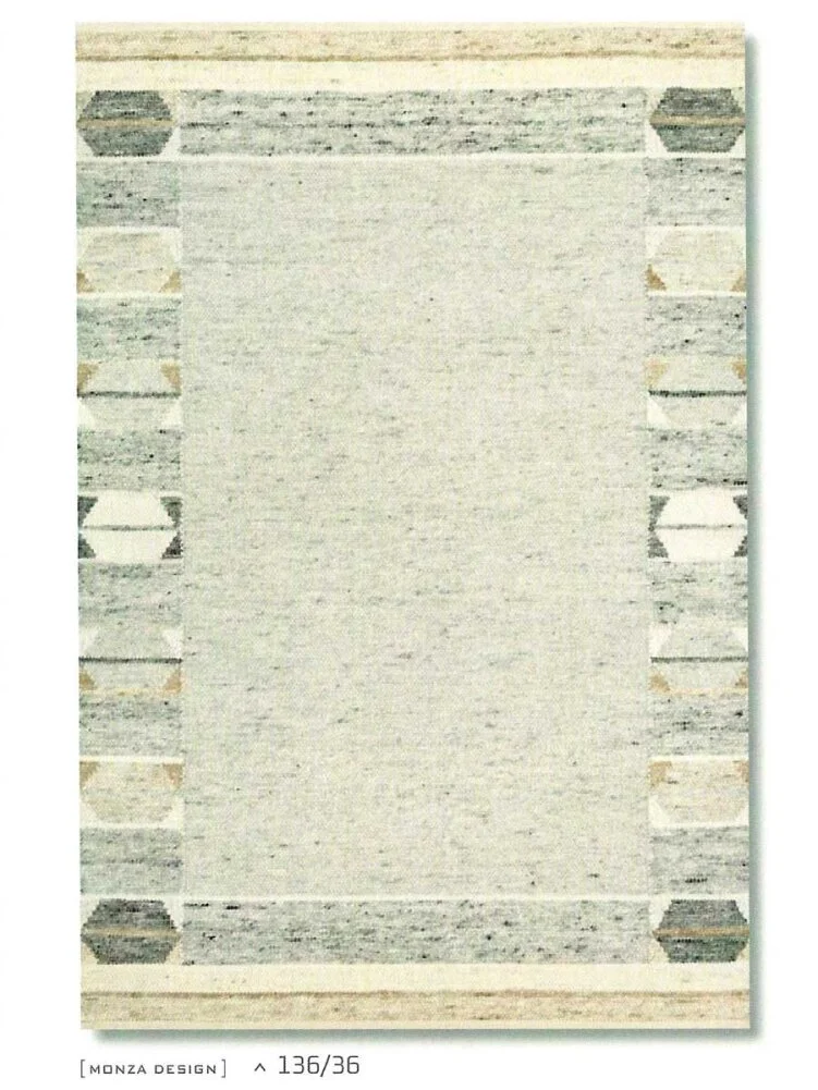 Paulig Monza Design 136 Handwebteppich