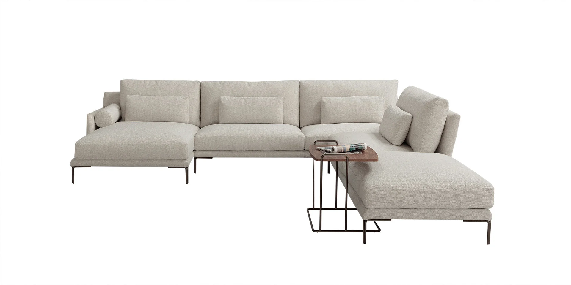 Plug-in corner sofa